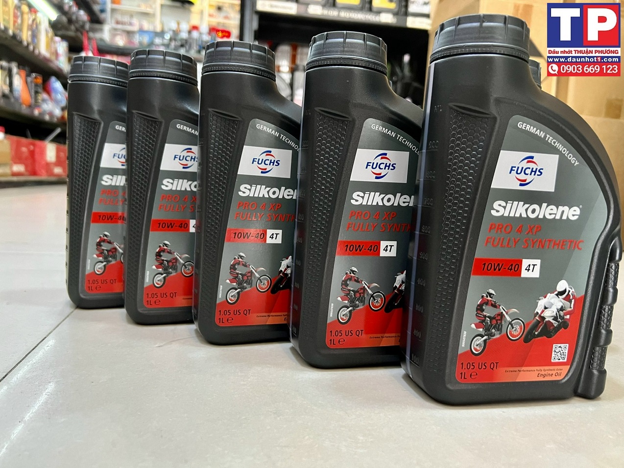 Dầu nhớt Fuchs SILKOLENE dẫn đầu cuộc đua về dầu nhớt xe máy hiệu suất cao