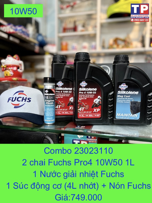 Combo nhớt Fuchs Silkolene