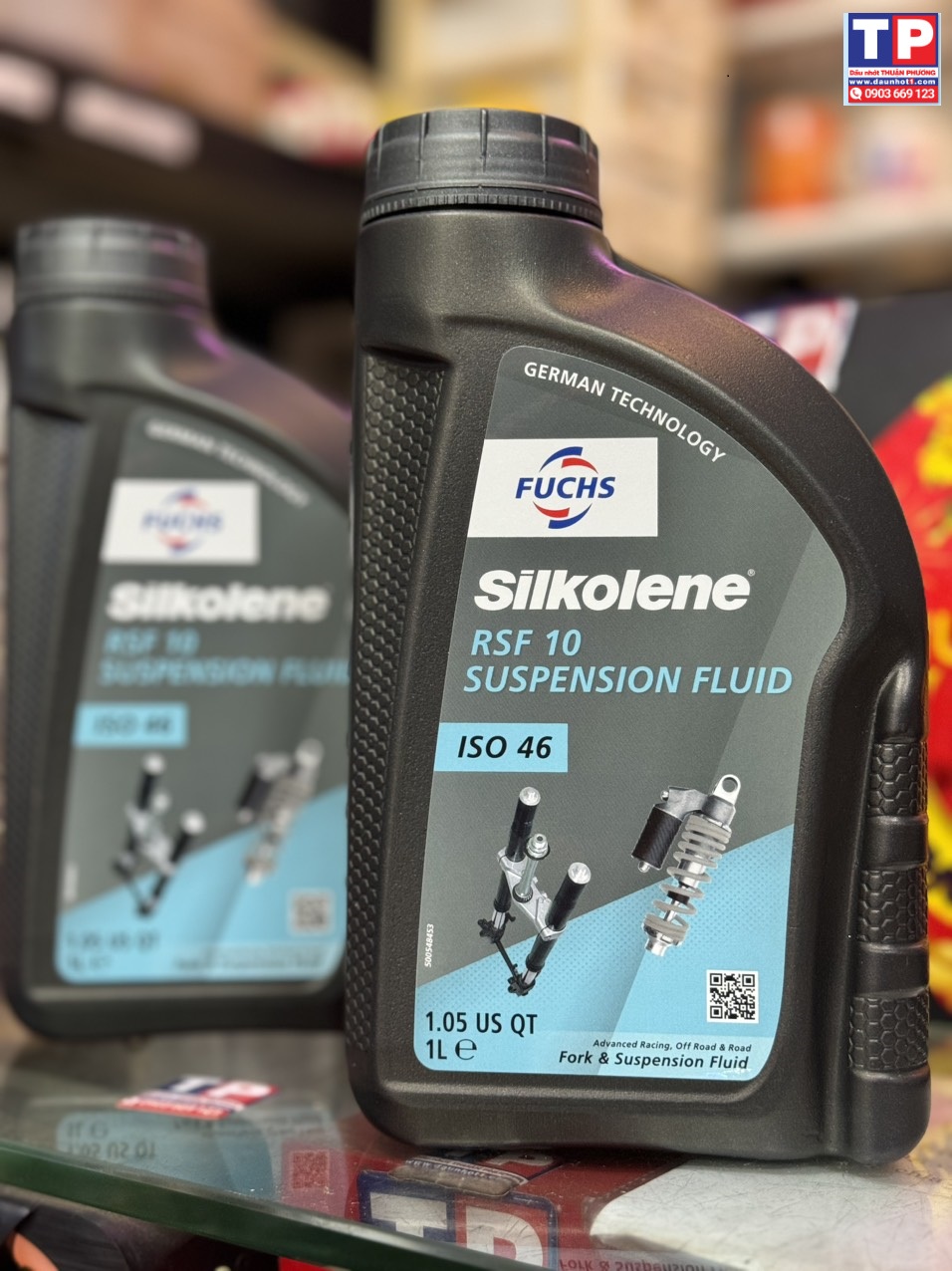 Combo 2 chai Dầu phuộc Fuchs Silkolene RSF 10