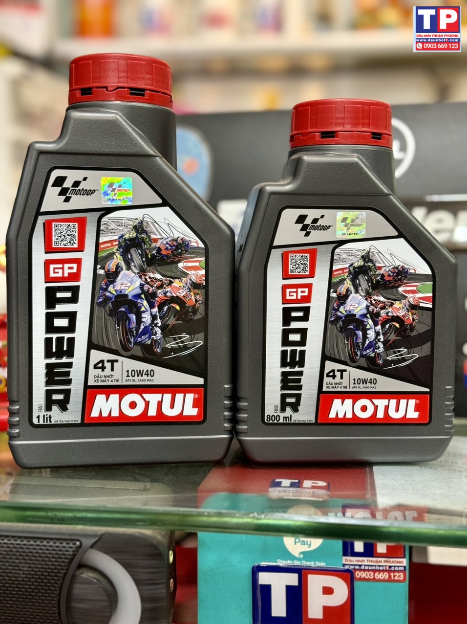 Nhớt Motul GP Power 4T 10W40 800ml