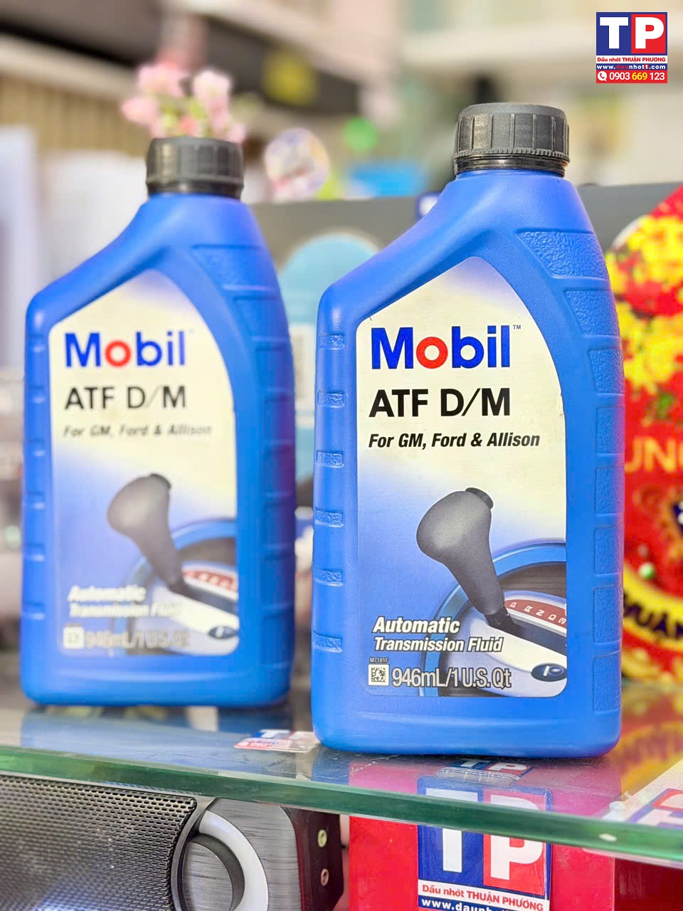Dầu hộp số Tự động ATF Mobil ATF D/M 946ml 