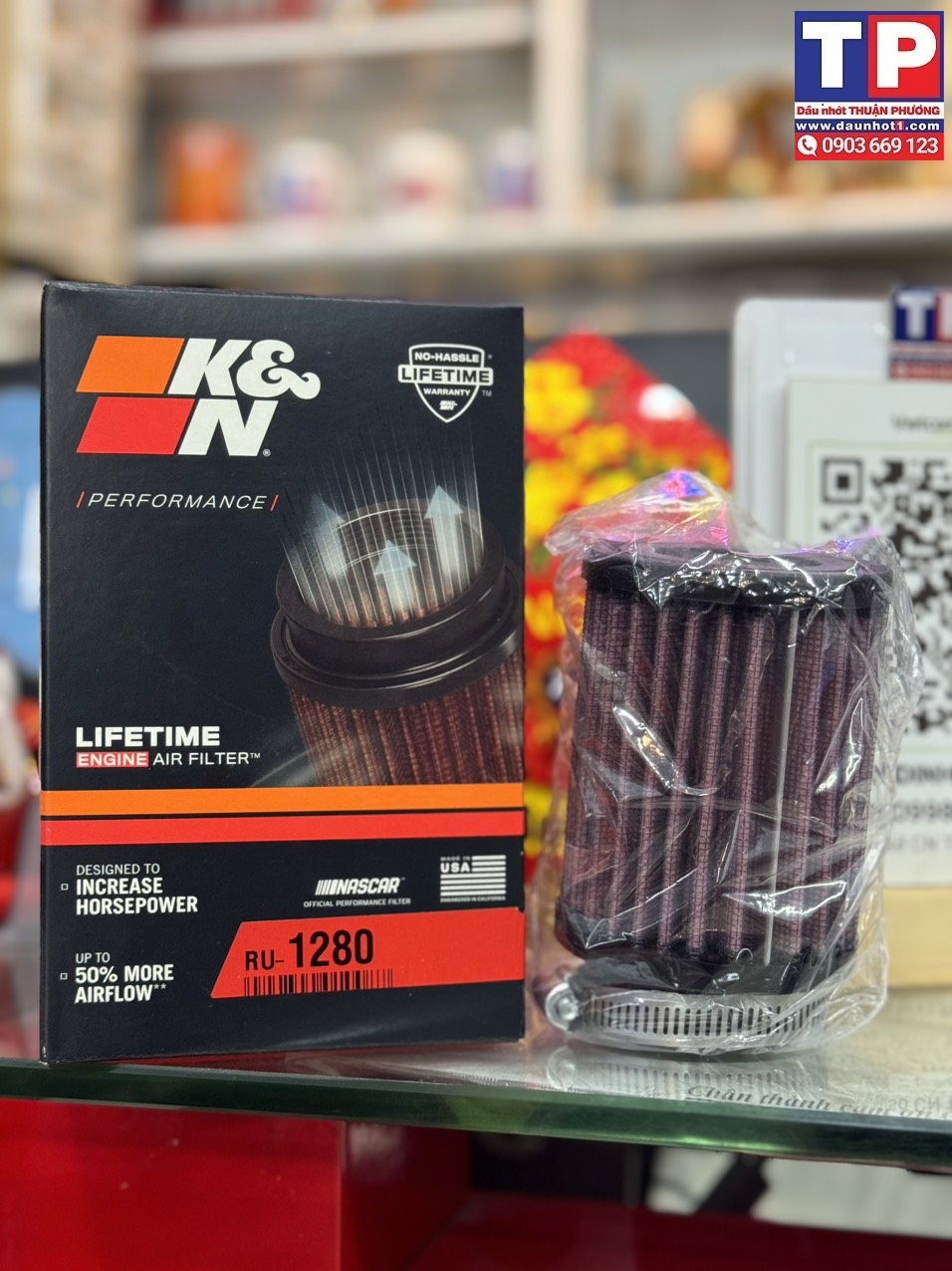 Lọc gió Trụ KN 1280 USA