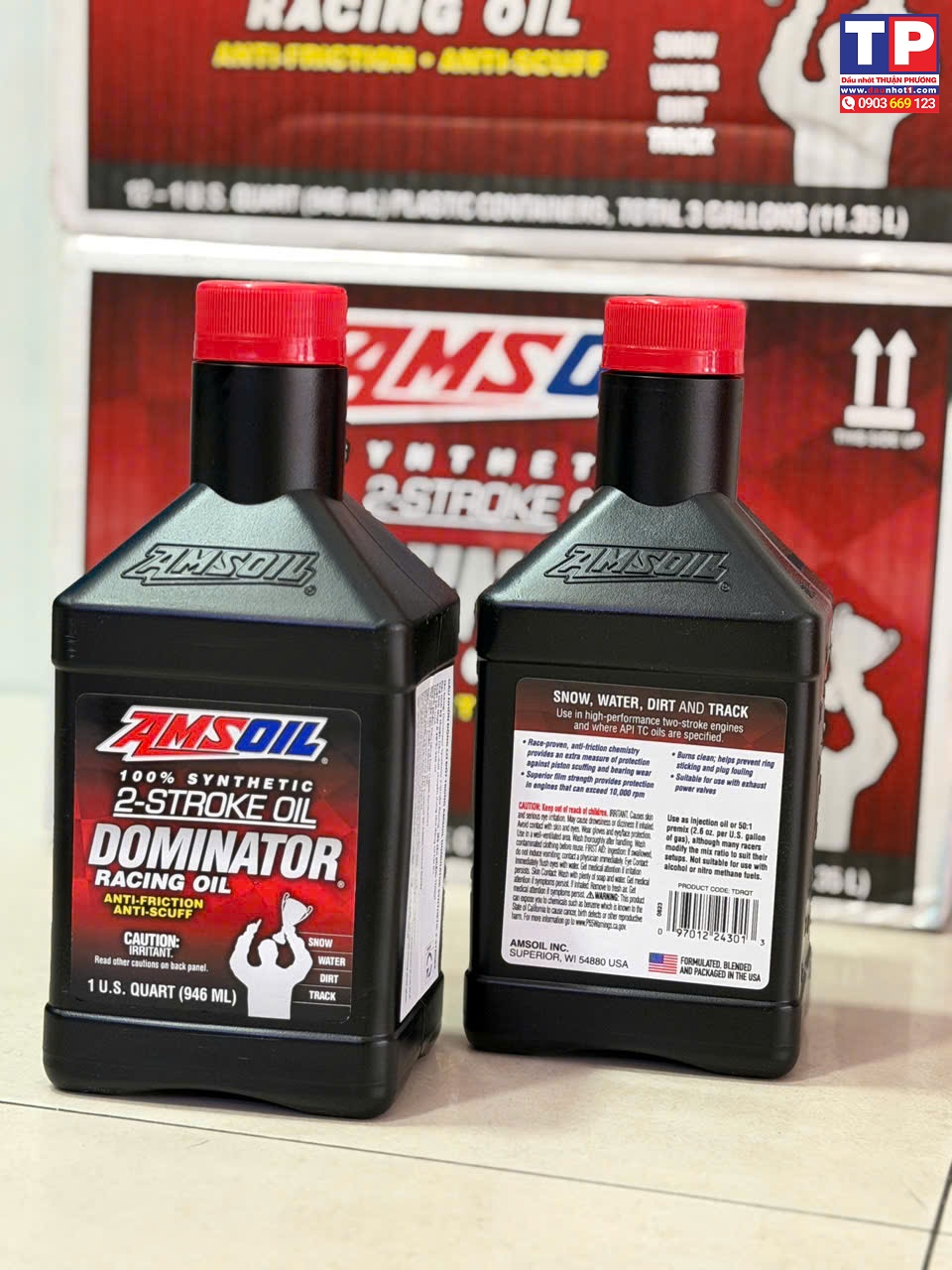 Nhớt 2 thì Amsoil Dominator 100% tổng hợp
