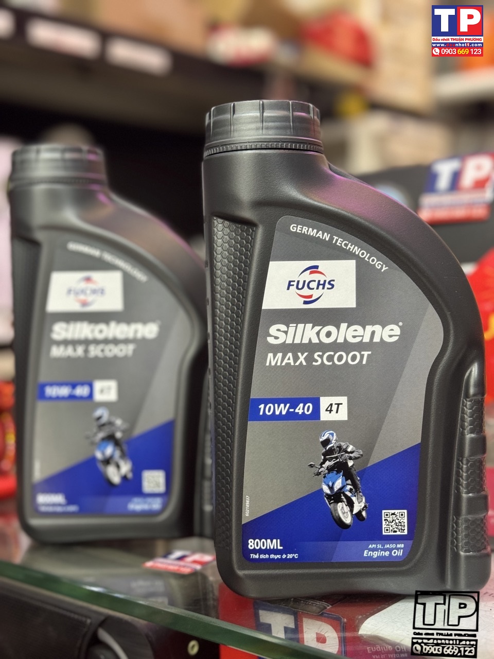 Nhớt Fuchs Silkolene MAX SCOOT 10W40 800ml