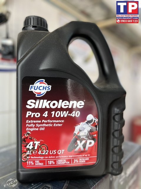 Nhớt Fuchs Silkolene Pro 4 10W40 XP 4L
