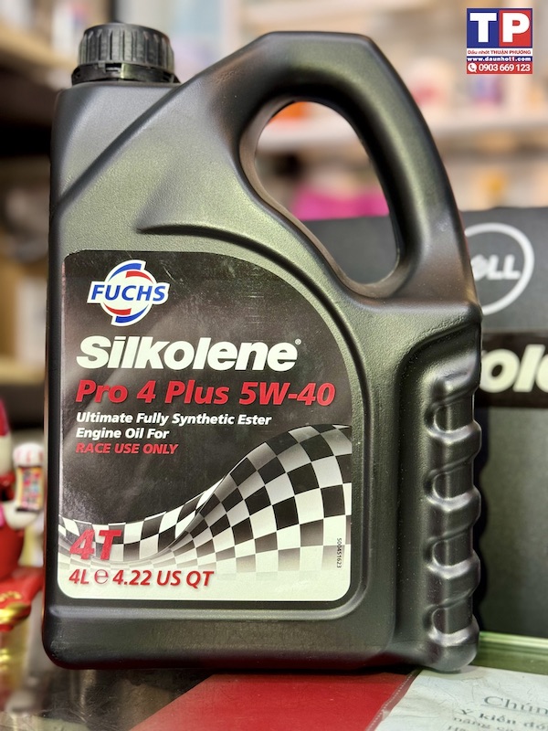 Nhớt Fuchs Silkolene Pro 4 Plus 5W40 XP 4L