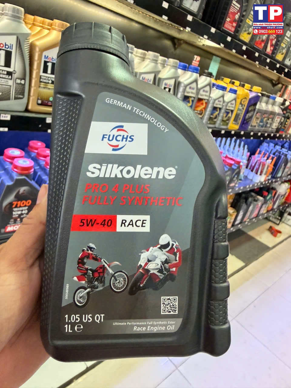 Nhớt Fuchs Silkolene Pro 4 PLUS RACE 5W40 1L