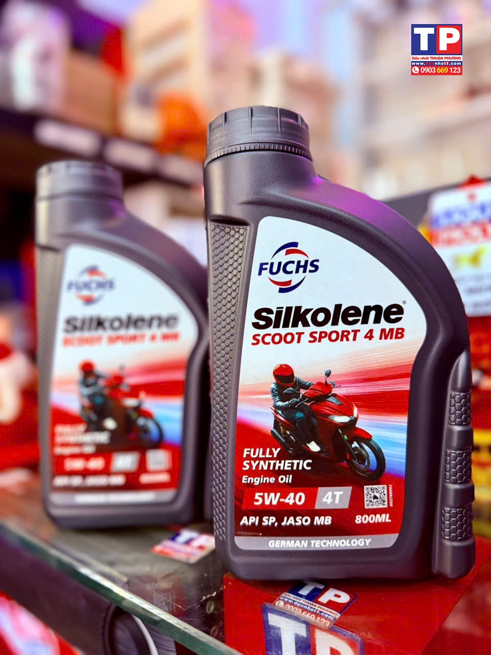 Nhớt Fuchs Silkolene Scoot Sport 5W40 800ml
