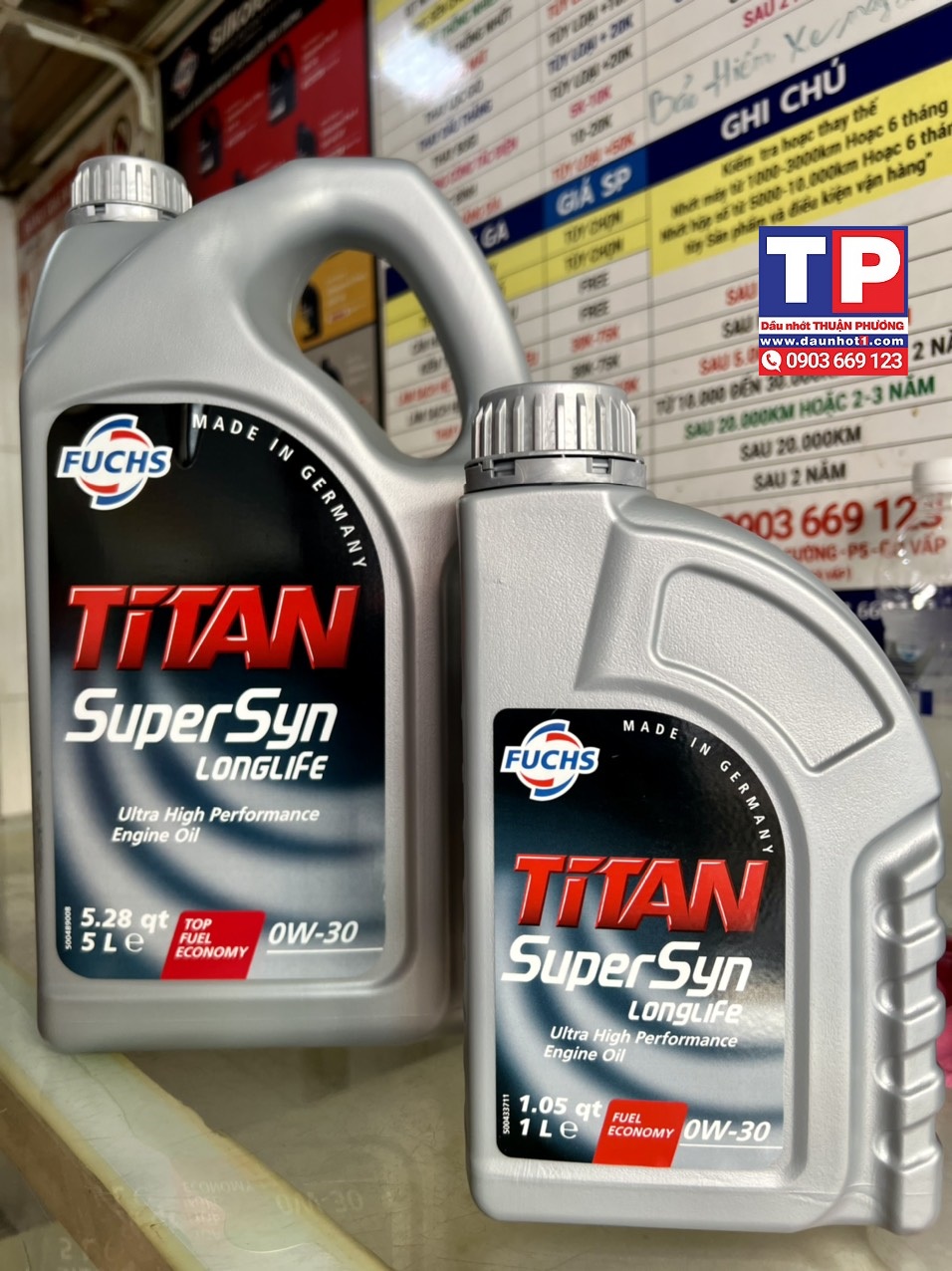 Nhớt  Fuchs Titan Supersyn Longlife 0W-30 5L
