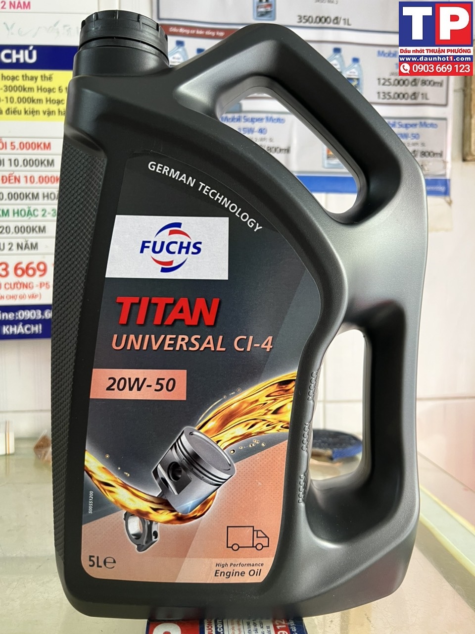 Nhớt Fuchs Titan Universal CI 4 20W-50 5L