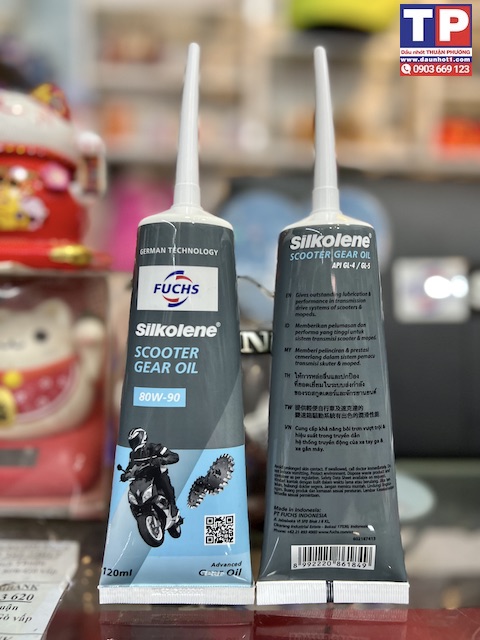 Combo 2 chai Nhớt hộp số Fuchs Scooter gear oil 80W90 120ml