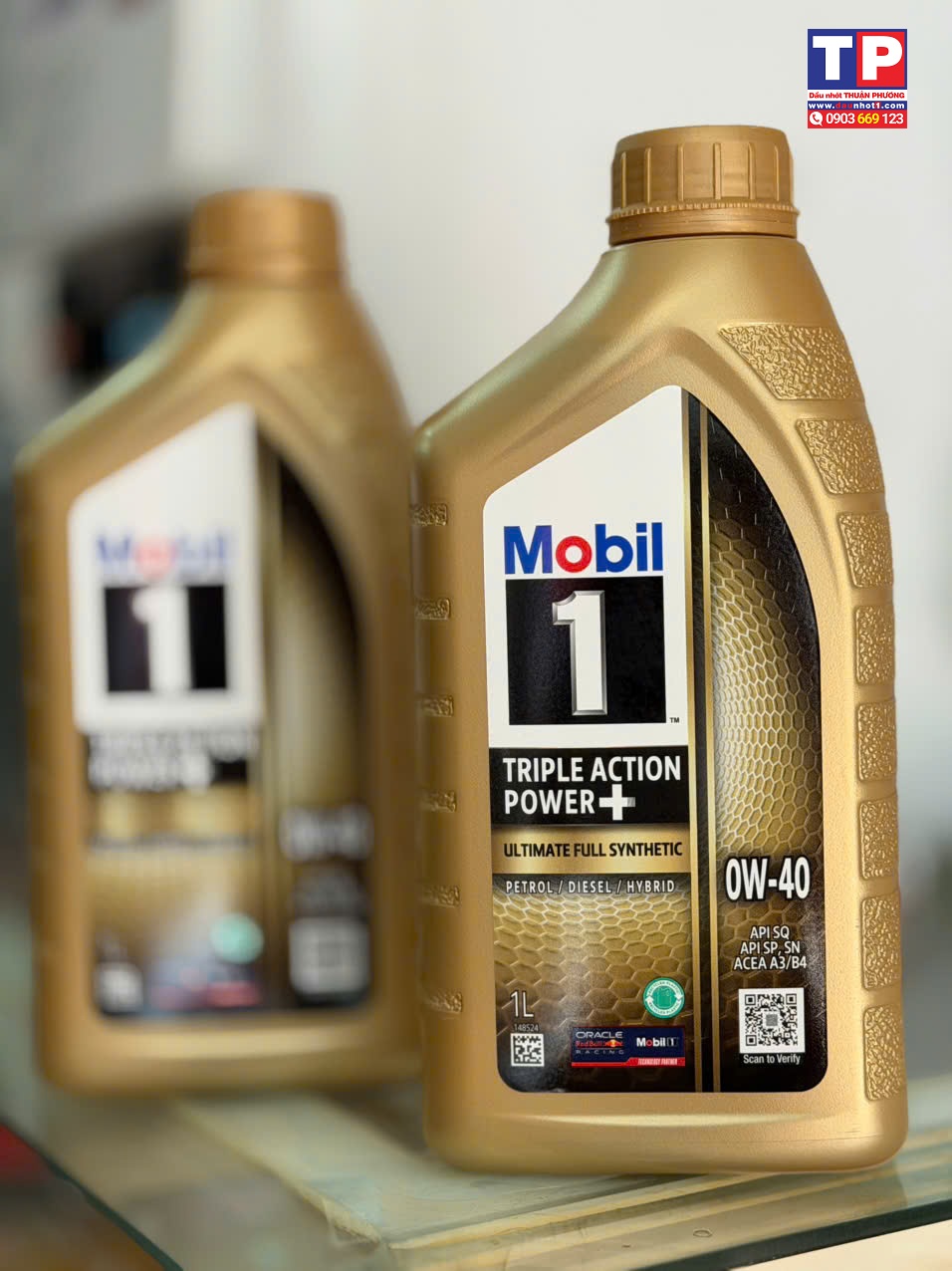 Nhớt Mobil 1 Triple Action Power+ 0W-40 1L