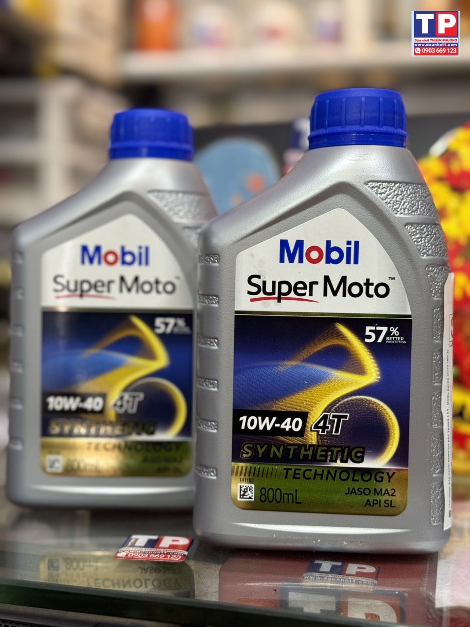 Nhớt Mobil Super Moto 4T 10W40