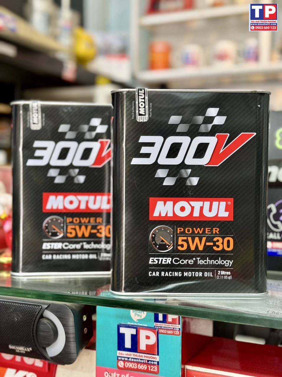 Nhớt Motul 300V Power Racing 5W30 2L