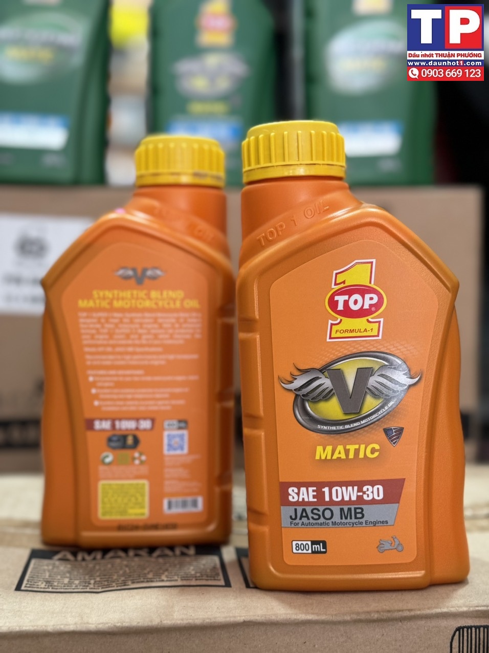 Nhớt TOP 1 MATIC 10W30 0.8l