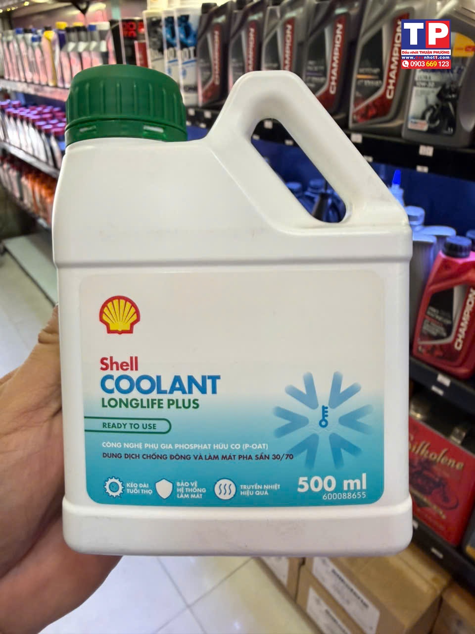 Nước giải nhiệt Shell Coolant longlife Plus 500ml